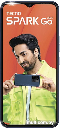 Смартфон Tecno Spark Go 2022 2GB/32GB (атлантический синий)