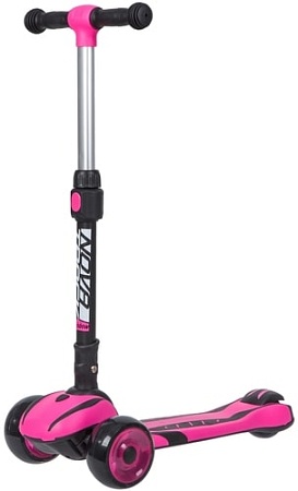 Самокат Novatrack Rainbow Car Girl Pro 120CGP.RAINBOW.PN20 (розовый)