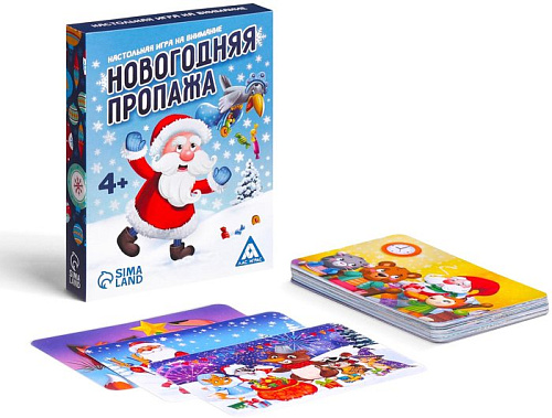 Настольная игра Лас Играс Новогодняя пропажа 4332653