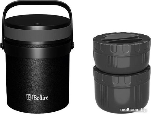 Термос для еды Bollire BR-3506 1л (черный)