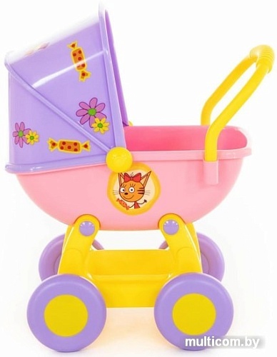 Коляска для кукол Полесье Три кота №1 71439