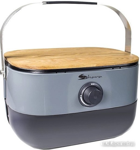 Портативный газовый гриль Sahara Mini BBQ (серый)