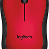 Мышь Logitech M221 (красный/черный)