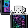 Зажигалка Zippo Black Light Tarot Card Design 49698-000003