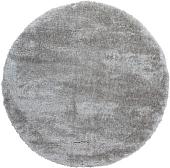 Ковер для жилой комнаты Radjab Carpet Паффи шагги круг P001A 6348RK 0.8x0.8 (grey)