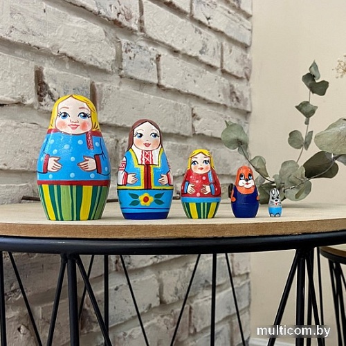 Развивающая игра Брестская Матрешка Русская семья (набор 5 шт)