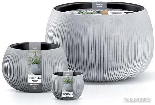 Кашпо Prosperplast Flower Pot DKB180-422U (серый)