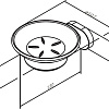 Мыльница AM.PM Sense L A7434200