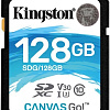 Карта памяти Kingston Canvas Go! SDG/128GB SDXC 128GB