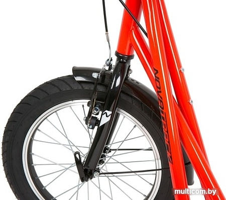 Самокат Novatrack City Line 16STAMPN1CL.OR20 (оранжевый)