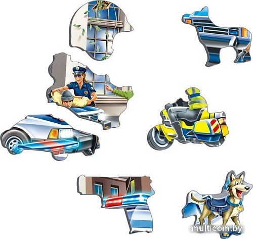 Мозаика/пазл Larsen Полицейские машины US32