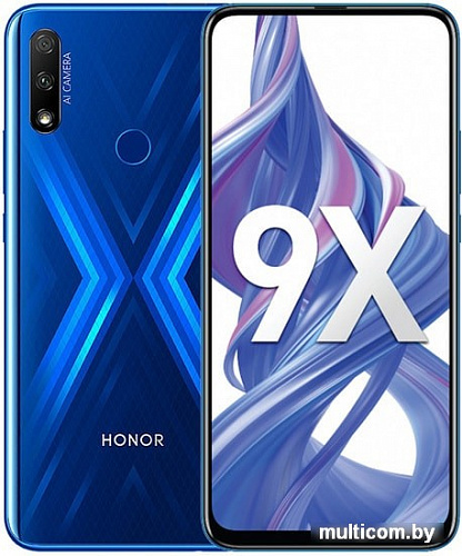 Смартфон HONOR 9X STK-LX1 RU 4GB/128GB (сапфировый синий)