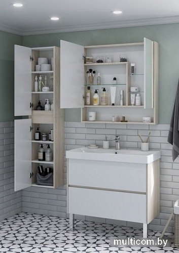 Мебель для ванных комнат Акватон Тумба под умывальник Сканди 90 1A251901SDB20