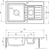Кухонная мойка Deante Zorba ZQZ 2513 (графитовый)