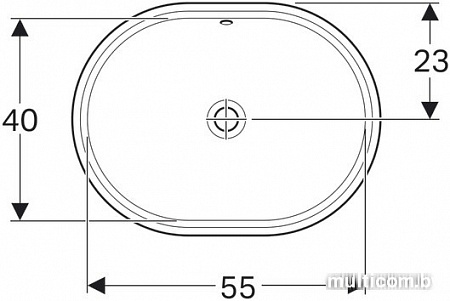 Умывальник Geberit VariForm 500.759.01.2