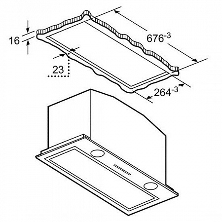Кухонная вытяжка NEFF D57ML66N0