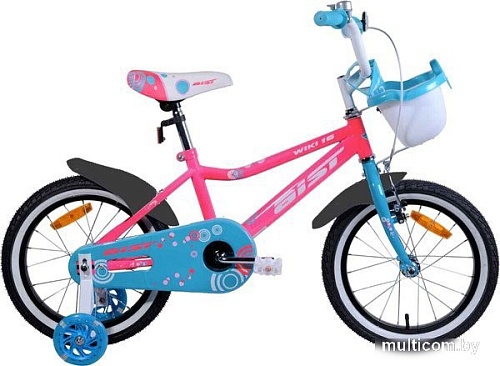 Детский велосипед AIST Wiki 14 2025 (розовый)