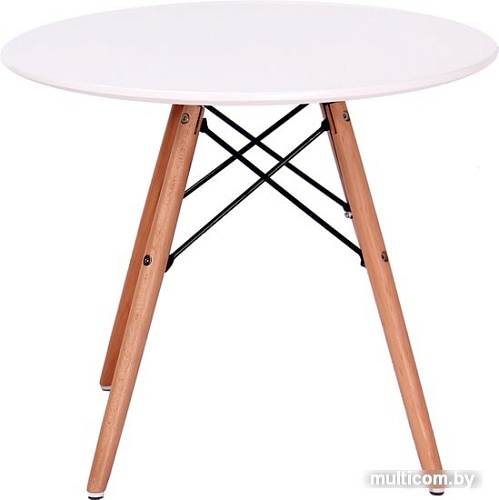 Кухонный стол LoftyHome Quince-80 Z-231KD-W-80 (белый)