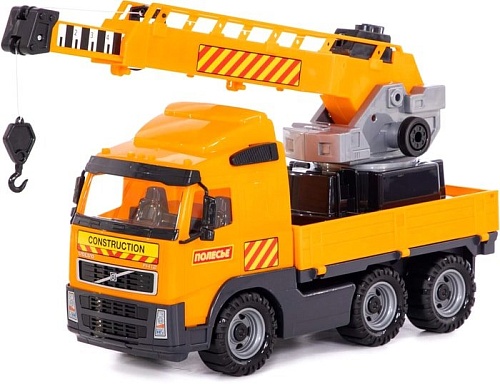 Полесье Volvo Автомобиль-кран с поворотной платформой 8824