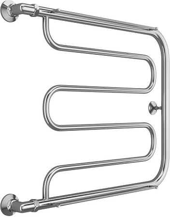 Полотенцесушитель TERMINUS Фокстрот 1 600x700 (боковое подключение, хром)