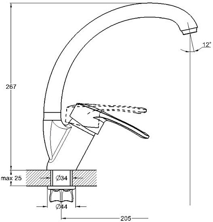 Смеситель Solone KAK4-A181