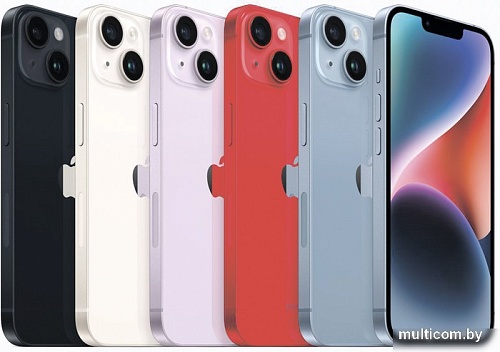 Смартфон Apple iPhone 14 128GB Восстановленный by Breezy, грейд A (звездный)