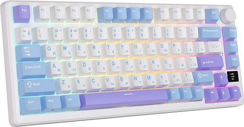 Клавиатура Royal Kludge RK-M75 RGB Taro Milk (RK Brown)