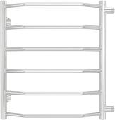 Полотенцесушитель TERMINUS Виктория П6 400x600 (борокове подключение, белый)