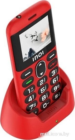 Телефон Inoi 148 Senior 4G (красный)