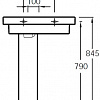 Пьедестал Jacob Delafon Odeon Up E4722G-00