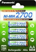 Аккумуляторы Panasonic AA 2700mAh 4 шт. (BK-3HGAE/4BE)