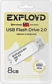 USB Flash Exployd 650 8GB (белый)