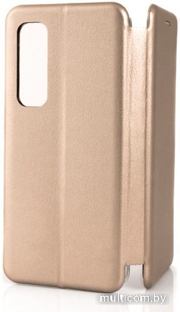 Чехол для телефона Case Magnetic flip для Xiaomi Mi Note 10 Lite/Mi Note 10 P (золотой)