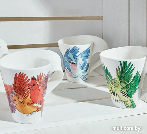 Кружка Villeroy & Boch Animals of the World Сиреневогрудая сизоворонка 10-4200-9100