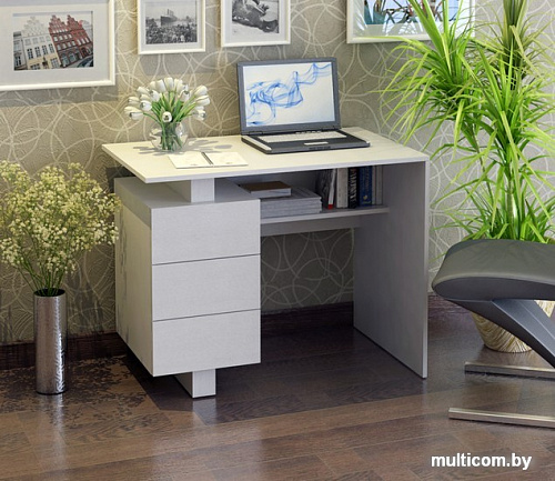 Письменный стол MFMaster Ренцо-1 (белый)