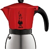 Гейзерная кофеварка Bialetti Moka Induction (3 порции, красный)