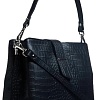 Женская сумка Souffle 101 1015013 (темно-синий кайман эластичный)