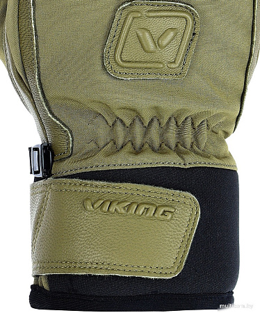 Горнолыжные перчатки Viking Knox 140/25/8255-7400 (р.9, хаки)