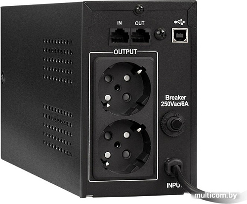 Источник бесперебойного питания ExeGate SpecialPro Smart LLB-650.LCD.AVR.EURO.RJ.USB