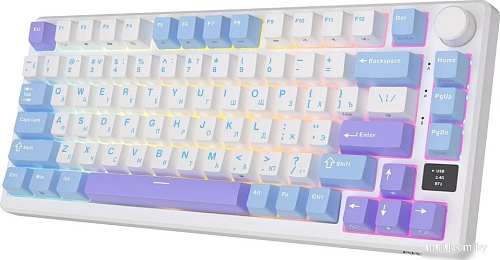 Клавиатура Royal Kludge RK-M75 RGB Taro Milk (RK Brown)