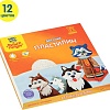 Пластилин Мульти-пульти Енот на Аляске ДП_10235 (12цв)
