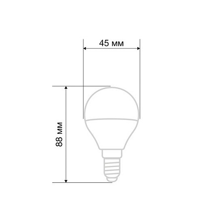 Светодиодная лампочка Rexant Шарик (GL) 11,5Вт E14 1093Лм 2700K теплый свет 604-041
