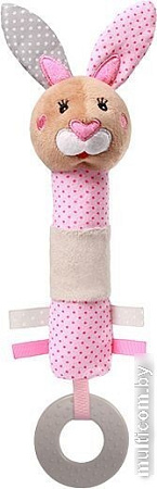 Прорезыватель BabyOno Пищалка Кролик с прорезывателем 621