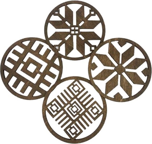 Подставка под чашку Woodary 3101