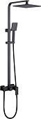 Душевая система Abber Daheim AF8220BL (черный матовый)