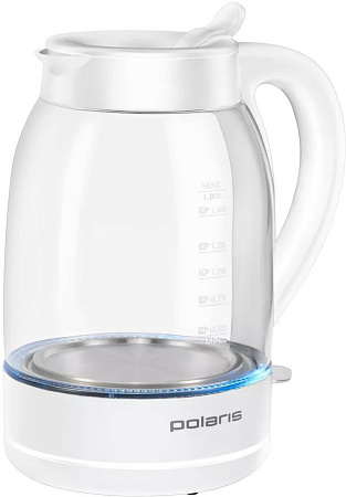 Электрический чайник Polaris PWK 1797CGL Water Way Pro (белый)