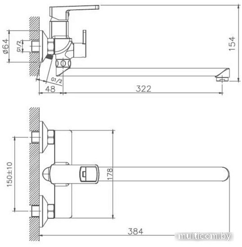Смеситель Haiba HB22176