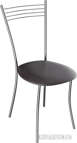 Стул Трия Хлоя-М СРП-087С (хром/коричневый santorini 0429)