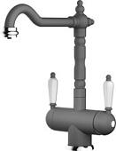 Смеситель Omoikiri Amagasaki-PL (платиновый)