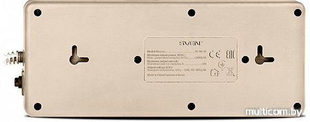 Сетевой фильтр SVEN SF-08-16 (серый)